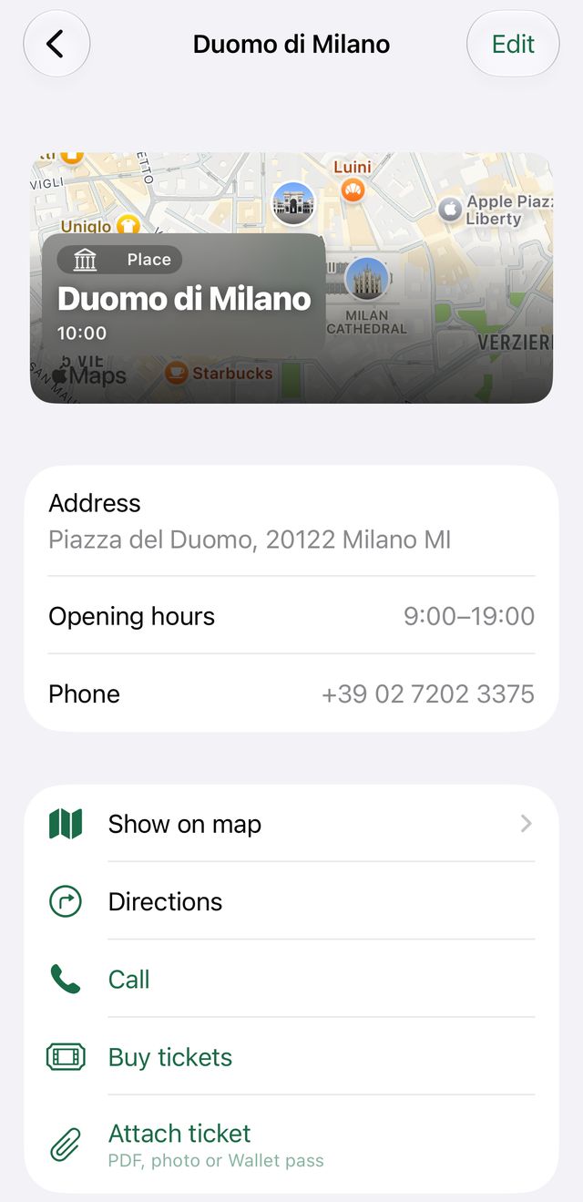 Step 4: Tickets & documents