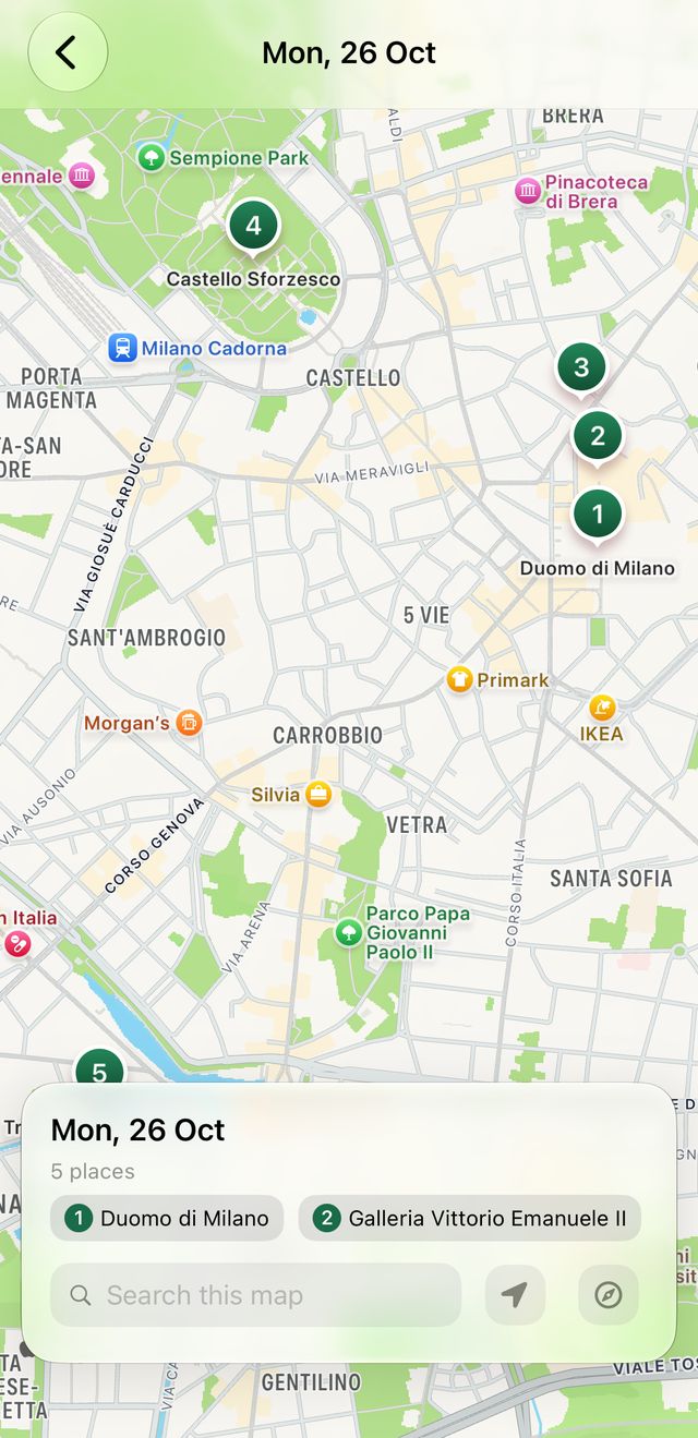 Step 3: Draw a walking route