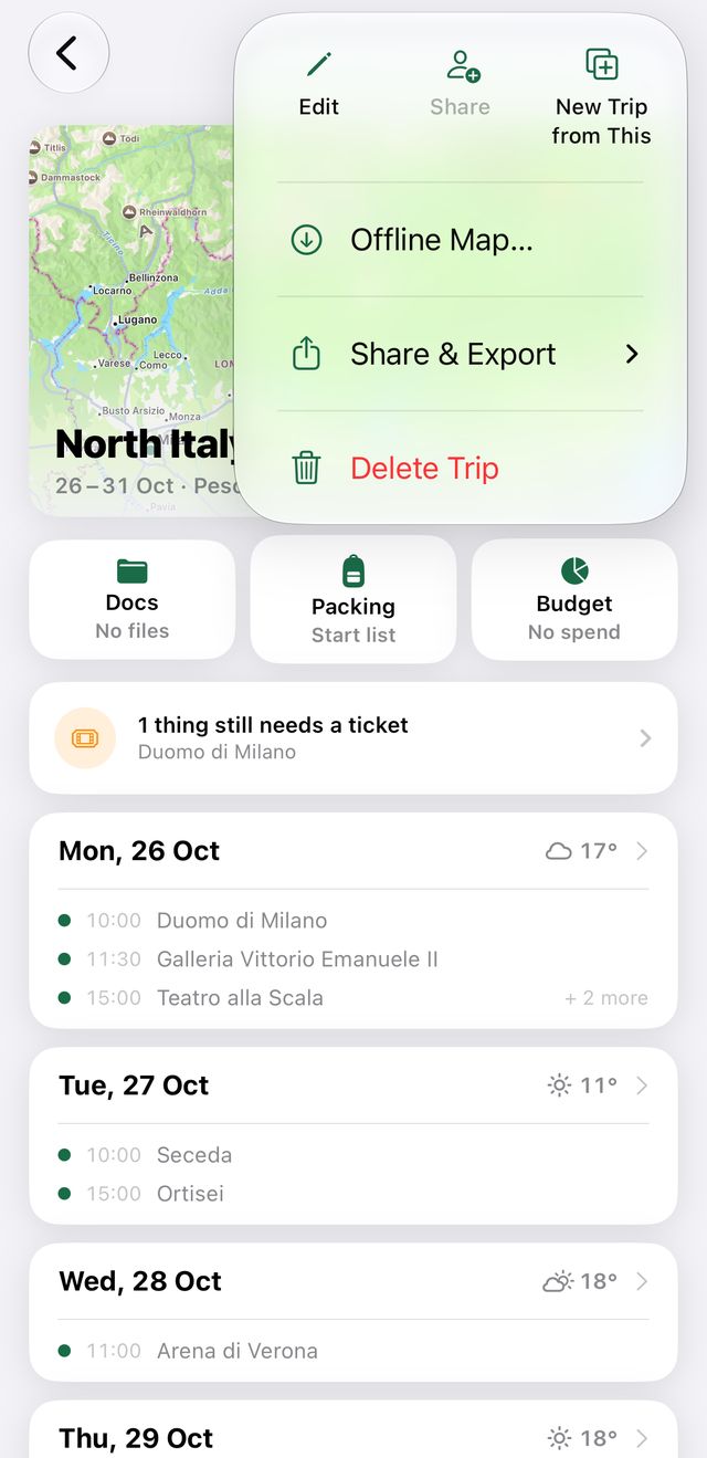 Step 5: Share a trip with family or friends