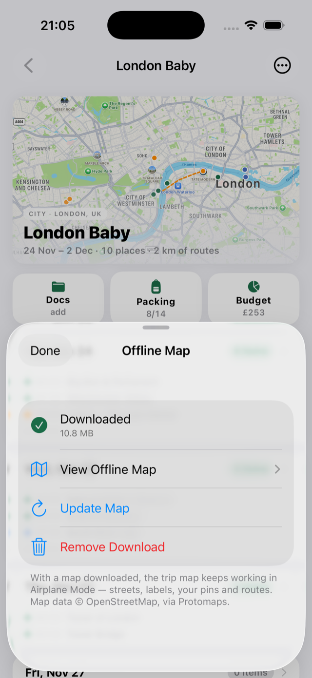 Step 5: Offline maps